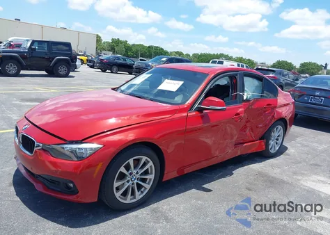 2017 BMW 320I из США, поврежденный, VIN WBA8E1G37HNU16231